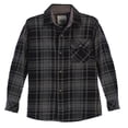 thumbnail image 1 of Gioberti Boy's Single Pocket Flannel Shirt with Corduroy Contrast, 1 of 6