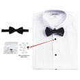 thumbnail image 1 of Gioberti Boy's White Tuxedo Dress Shirt, with Bow Tie and Metal Studs, 1 of 4