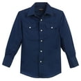 thumbnail image 1 of Gioberti Boys Casual Western Solid Long Sleeve Shirt With Pearl Snaps, 1 of 4