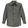 thumbnail image 1 of Gioberti Boys Casual Western Solid Long Sleeve Shirt With Pearl Snaps, 1 of 4