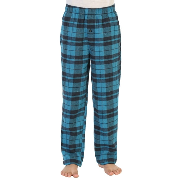 Gioberti Boys Flannel Lounge Pajama Pants - Yarn Dye Brushed with Elastic Waist