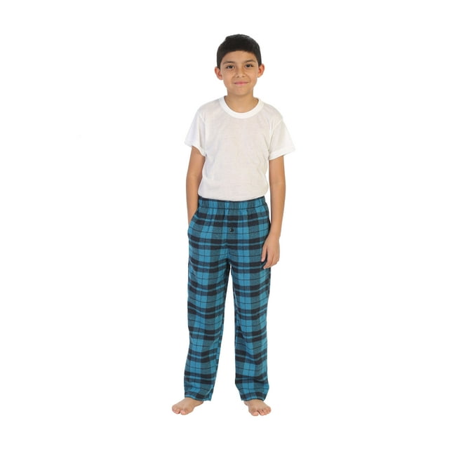 Gioberti Boys Yarn-Dye Brushed Flannel Lounge & Pajama Pants with ...