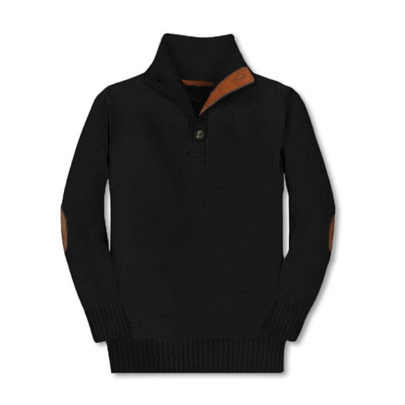 Gioberti Kids and Boys 100% Cotton Button Down Collar Knitted Pullover Sweater