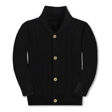 Gioberti Kids and Boys 100% Cotton Knitted Shawl Collar Cardigan Sweater