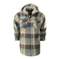 thumbnail image 1 of Gioberti Kids and Boys 100% Cotton Removable Hoodie Plaid Checkered Flannel Shirt, 1 of 5
