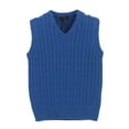 thumbnail image 1 of Gioberti Boy's 100% Cotton Soft V-Neck Cable Knit Sweater Vest, 1 of 3