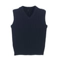 thumbnail image 1 of Gioberti Boy's 100% Cotton Soft V-Neck Cable Knit Sweater Vest, 1 of 4