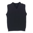thumbnail image 1 of Gioberti Boy's 100% Cotton Soft V-Neck Cable Knit Sweater Vest, 1 of 4