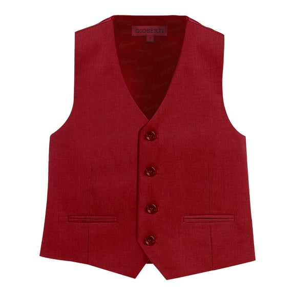 Gioberti Boy's 4 Button Formal Suit Vest