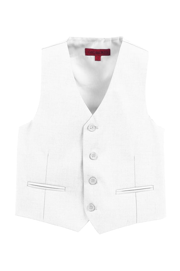 Boy's 4 Button Formal Suit Vest