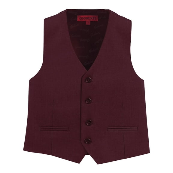Gioberti Boy's 4 Button Formal Suit Vest