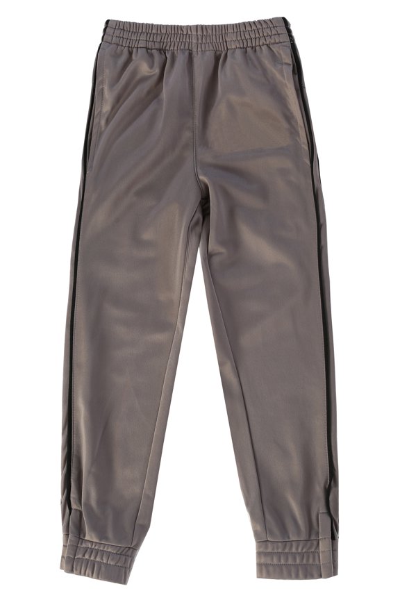 Kids and Boys Athletic Jogger Track Pants - with Ribbed Zipper Ankle Cuffs