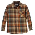 thumbnail image 1 of Gioberti Kids and Boys Brushed Flannel Plaid Checkered Shirt with Corduroy Contrast, 1 of 3