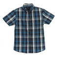 thumbnail image 1 of Gioberti Kids and Boys Casual Plaid Checked Short Sleeve Button Down Shirt, 1 of 2