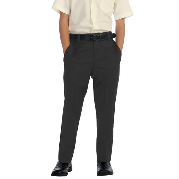 Gioberti Boys Flat Front Dress Pants