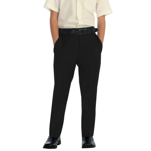 Gioberti Boys Flat Front Dress Pants