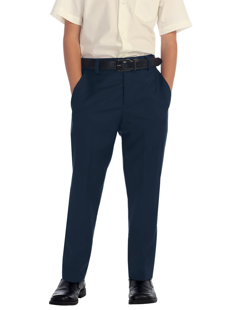 polyester rayon dress pants Mens Elastic Performance Woven Dress Pants With Stretch Fit