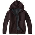 thumbnail image 1 of Gioberti Boy's Full Zip Knitted Cardigan Sweater with Hoody and Sherpa Lining, 1 of 4