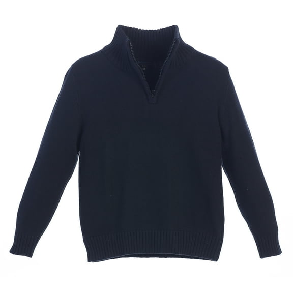 Gioberti Boy's Knitted Half Zip 100% Cotton Sweater