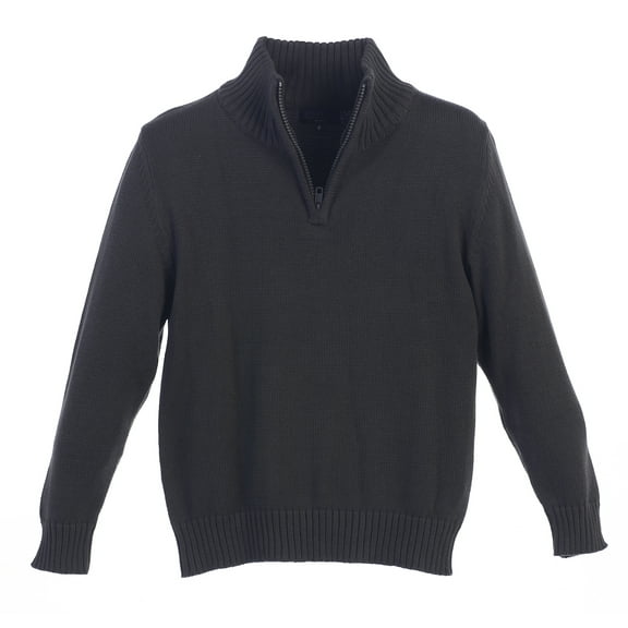 Gioberti Boy's Knitted Half Zip 100% Cotton Sweater