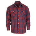 thumbnail image 1 of Gioberti Boys Long Sleeve Button Down Plaid Checkered Shirt, 1 of 2