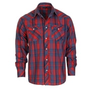 Gioberti Boys Long Sleeve Button Down Plaid Checkered Shirt