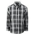 thumbnail image 1 of Gioberti Boys Long Sleeve Button Down Plaid Checkered Shirt, 1 of 2