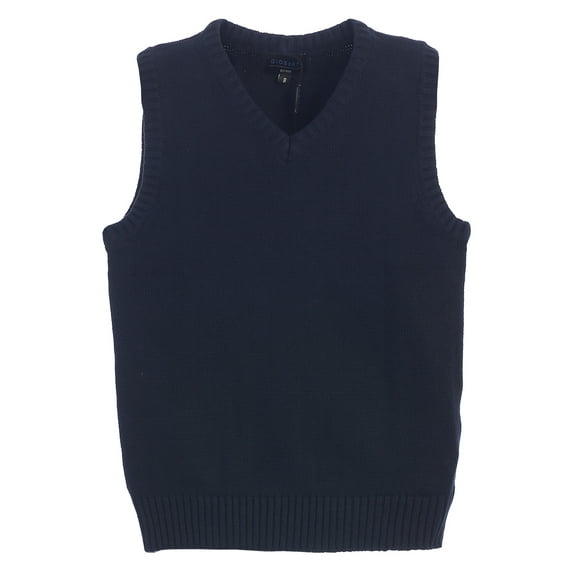 Gioberti Boy's V-Neck 100% Cotton Knitted Pullover Sweater Vest