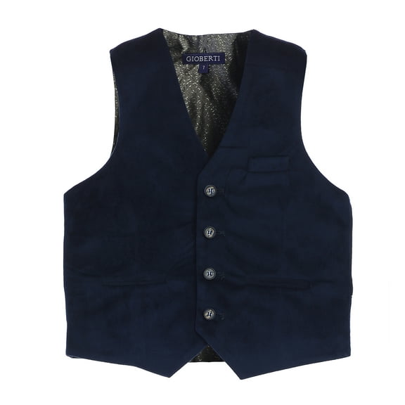 Gioberti Kids and Boys Velvet Formal Suit Vest