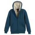 thumbnail image 1 of Gioberti Men Heavyweight Sherpa Lined Fleece Hoodie Jacket, 1 of 5