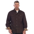 thumbnail image 1 of Gioberti Men's 100% Cotton Brushed and Soft Twill Shirt Jacket with Flannel Lining, 1 of 5