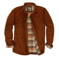 thumbnail image 1 of Gioberti Men's 100% Cotton Brushed and Soft Twill Shirt Jacket with Flannel Lining, 1 of 3