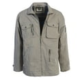 thumbnail image 1 of Gioberti Men's 100% Cotton Casual Outerwear Twill Multi Pocket Cargo Shirt Jacket, 1 of 4