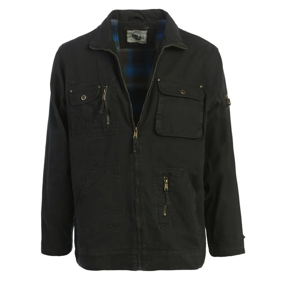 Gioberti Men's 100% Cotton Casual Outerwear Twill Multi Pocket Cargo Shirt Jacket