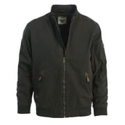 Gioberti Men's 100% Cotton Sportwear Full Zipper Twill Bomber Jacket