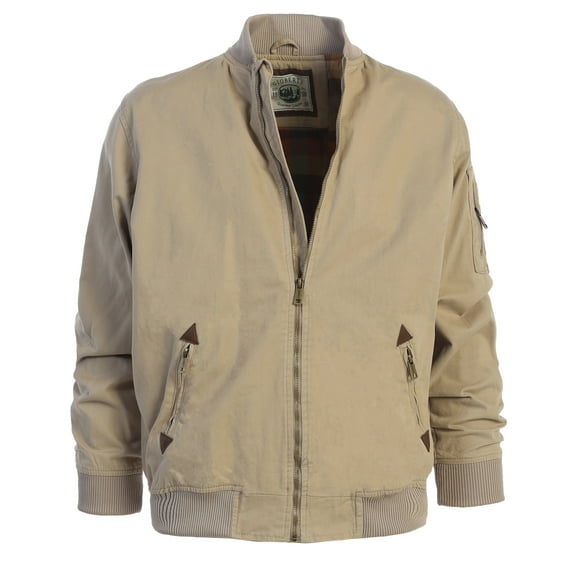 Gioberti Men's 100% Cotton Sportwear Full Zipper Twill Bomber Jacket