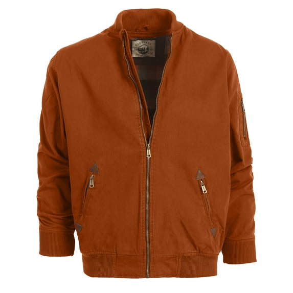Gioberti Men's 100% Cotton Sportwear Full Zipper Twill Bomber Jacket