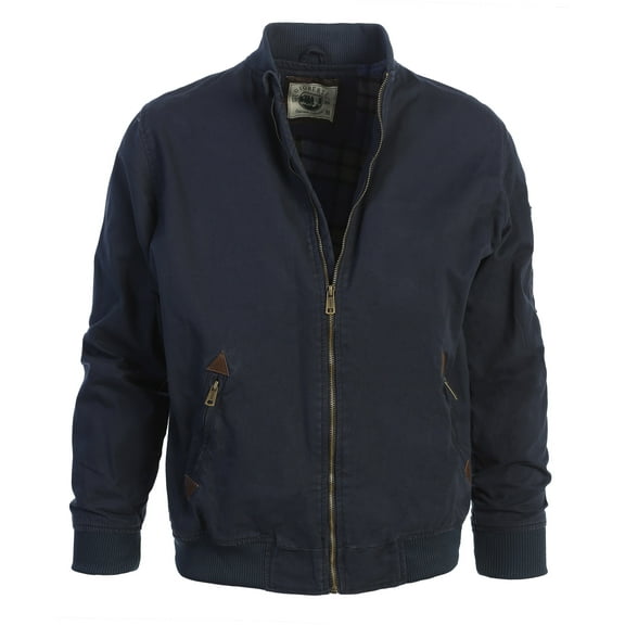 Gioberti Men's 100% Cotton Sportwear Full Zipper Twill Bomber Jacket