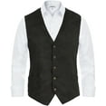 thumbnail image 1 of Gioberti Men's 5 Button Faux Suede Vest, 1 of 6