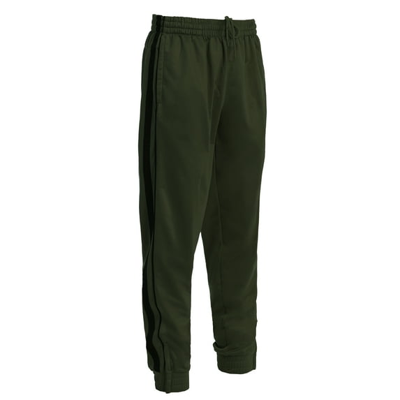 Gioberti Mens Athletic Track Pants with Ribbed Zipper Ankle Cuff