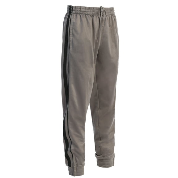 Gioberti Mens Athletic Track Pants with Ribbed Zipper Ankle Cuff