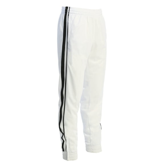 Gioberti Mens Athletic Track Pants with Ribbed Zipper Ankle Cuff