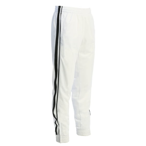 Gioberti Mens Athletic Track Pants with Ribbed Zipper Ankle Cuff