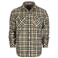 thumbnail image 1 of Gioberti Mens Checkered Flannel Jacket With Velvet Underlining, 1 of 5