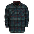 thumbnail image 1 of Gioberti Mens Checkered Flannel Jacket With Velvet Underlining, 1 of 5
