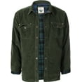 thumbnail image 1 of Gioberti Men's 100% Cotton Extremely Soft Corduroy Shirt Jacket with Flannel Lining, 1 of 3
