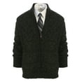 thumbnail image 1 of Gioberti Mens Heavy Weight Cardigan Twisted Knit Full-Zipper Sweater, 1 of 3