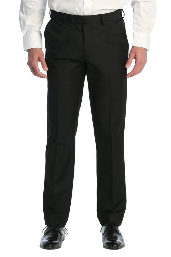 Men's Hidden Expandable Waist Dress Pants