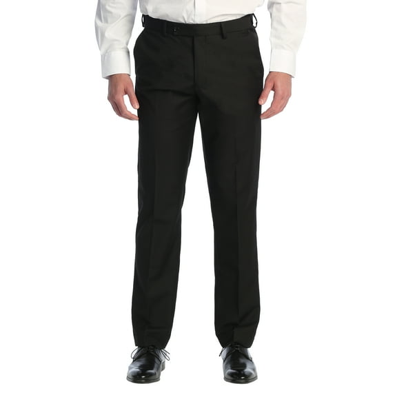 Gioberti Men's Hidden Expandable Waist Dress Pants