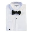 thumbnail image 1 of Gioberti Men's Kent Lay Down Collar Long Sleeve Tuxedo Dress Shirt with Bow Tie, 1 of 3
